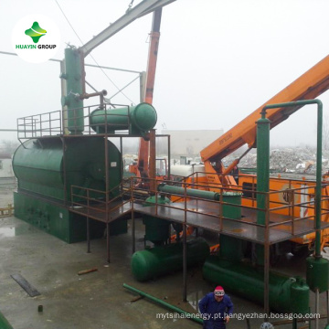 Equipamento de destilação de óleo de plástico óleo de resíduos de óleo de motor de resíduos de resíduos exportados para 50 países